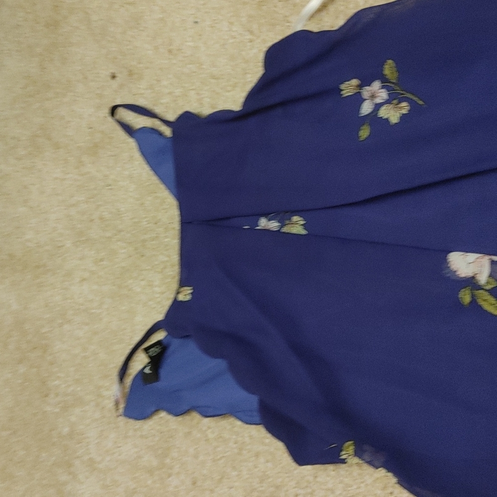 Blue dress